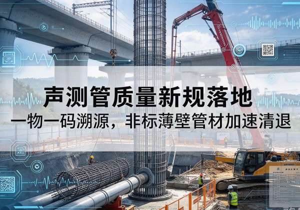汾阳声测管质量新规落地，一物一码溯源，非标薄壁管材加速清退